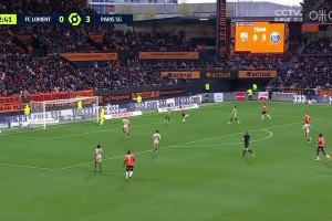 零封失??！邦巴頭球破門(mén)，洛里昂扳回一球